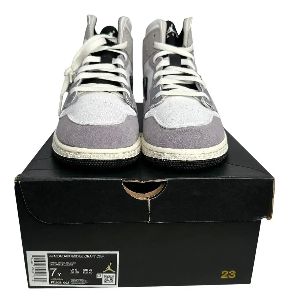 💎✨NEW IN BOX✨💎NIKE Jordan 1 MID SE Craft (GS)